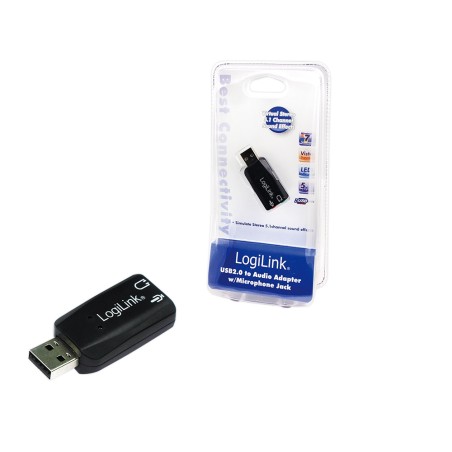 LogiLink USB Soundcard Virtual 3D Soundeffects USB 2.0 – Enhance Your Audio Experience!